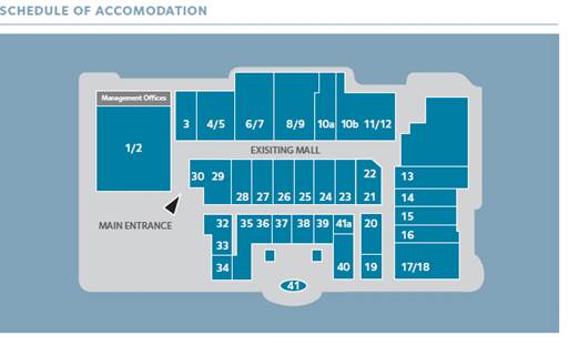 schedule of accomodation rathdowney