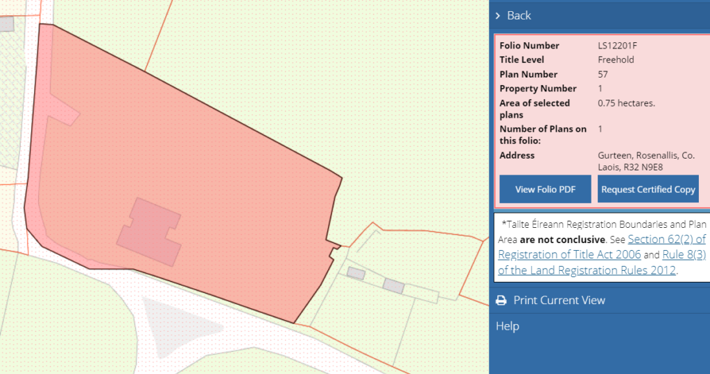 Folio map